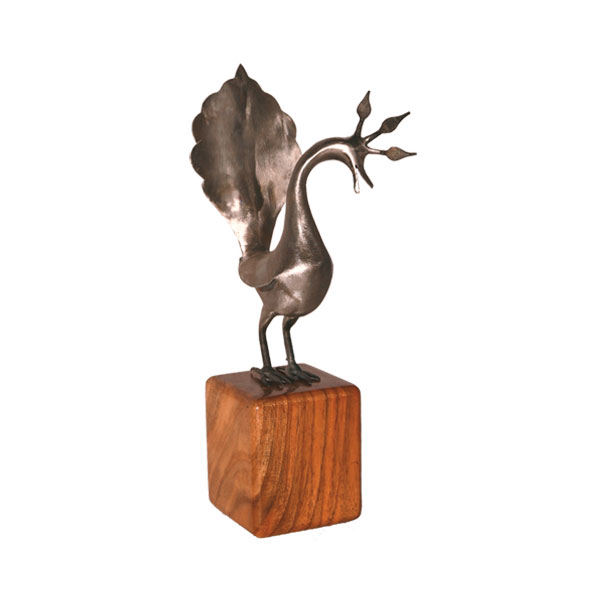 01-001-00000639 تندیس طاووس علم سلام مجموعه حدید طرح ساده-۲
