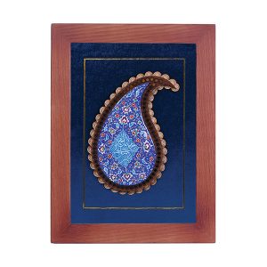 قاب بته جقه مجموعه چوب و مینا طرح صلوات