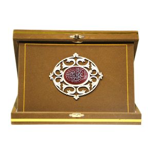 تندیس پارچه و عقیق طرح علي ابن موسي الرضا