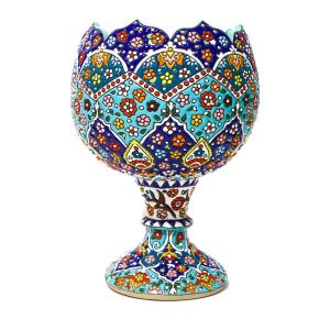 انارخوری سفال مینا مدل مهرخاک کد ۰۰۱